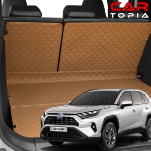 2026 토요타 라브4 5세대 스퀘어 가죽 트렁크매트 일체형 차박 용품