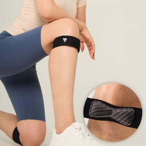 테이핑테크 슬개건 무릎보호대 2개입 좌우세트 러닝 등산 헬스 한줄 밴드 압박 프리사이즈