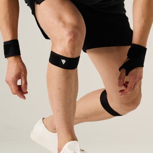 테이핑테크 슬개건 무릎보호대 2개입 러닝 등산 헬스 지지 한줄 밴드 압박조절 프리사이즈