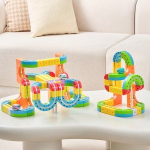 선스마일 레일큐브 자석기차 스타터 + 디럭스 세트 (98pcs)