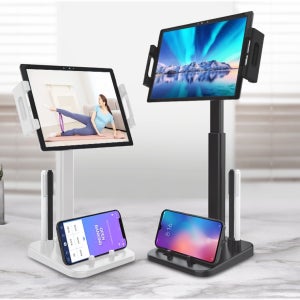 올인원 멀티 스마트폰 태블릿 거치대 펜 포함 높이조절 핸드폰 태블릿PC 책상 사무실 거치대