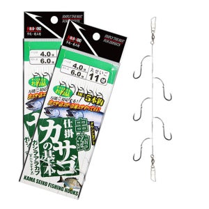 듀라맥스 낚시 5본 T매듭 볼베어링 카드채비