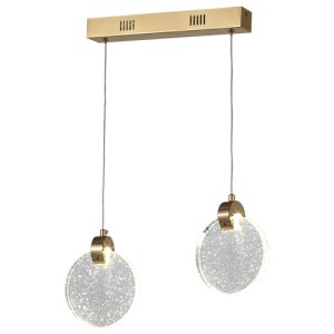 아스틱 원형 2구 LED 펜던트조명