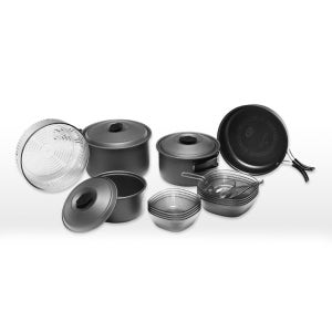 제드 에코하드쿡 67인용 경질 캠핑 코펠 트라이탄 가족 세트