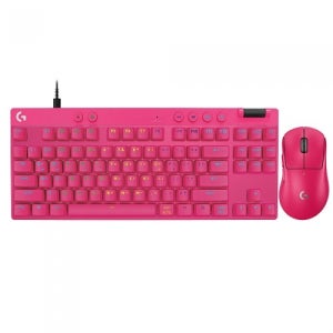 로지텍 G PRO X SUPERLIGHT 2 DEX + PRO X TKL RAPID 키보드 마우스 세트 (핑크) / M