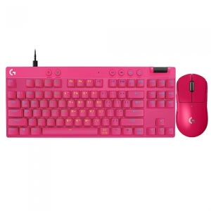 로지텍 G PRO X SUPERLIGHT 2 + PRO X TKL RAPID 키보드 마우스 세트 (핑크) / M