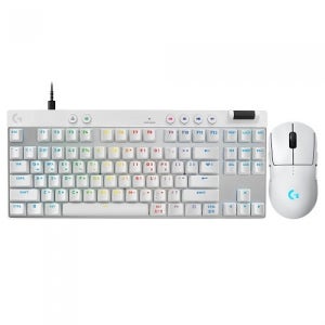 로지텍 G PRO 2 LIGHTSPEED + PRO X TKL RAPID 키보드 마우스 세트 (화이트) / M