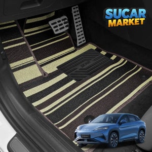 슈카마켓 BYD 씨라이언 스트라이프 뉴 코일매트 슬림핏 차량용 카매트 세트