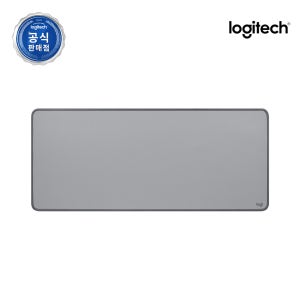 로지텍코리아 공식 데스크매트 스튜디오 시리즈 장패드 미드그레이