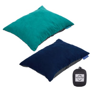 지오프리 인플레이트 메모리폼 캠핑 베개 에어 초경량 여행용 차박용품 2개, 믹스