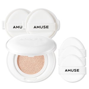 어뮤즈 세라믹 스킨 퍼펙터 쿠션 본품+리필x2개, 1.5 내추럴, 15g