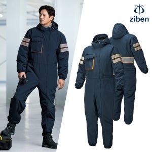 지벤 겨울 스즈키 스즈끼복 일체형작업복 배달 방한복 자동차 정비복 우주복 ZB-S2396