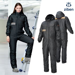 지벤 겨울 스즈키 스즈끼복 일체형작업복 배달 방한복 자동차 정비복 우주복 ZB-S2196