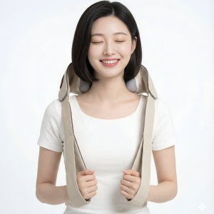 아데트 목 어깨 마사지기 승모근 케어기 안마기 주무름앤 어깨뭉침케어기