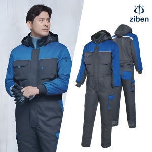 지벤 겨울 스즈키 스즈끼복 일체형작업복 배달 방한복 자동차 정비복 우주복 ZB-S1497