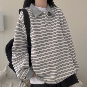 3컬러 도톰기모후리스안감 퀄좋은 오버핏 쿠키단가라긴팔티