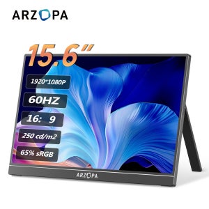 ARZOPA 아르조파 A1 15.6인치 FHD 휴대용 모니터 슬림 듀얼 노트북용
