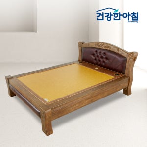 건강한아침 흙침대 돌 온열 황토 온돌 2인용 퀸 Q 2170
