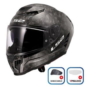 LS2 오토바이 풀페이스헬멧 FF807 드래곤 포지드 카본 핀락 스모크쉴드