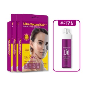 울트라세컨스킨 투명 선패치 시즌２ 골프패치 ３개(21회분) 수퍼클리어 액티베이터 추가구성