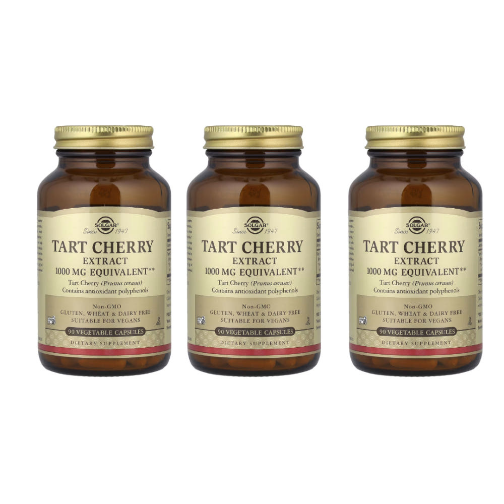 솔가 <b>타트 체리 추출물</b> 1000<b>mg</b> 90정 베지 캡슐 3개