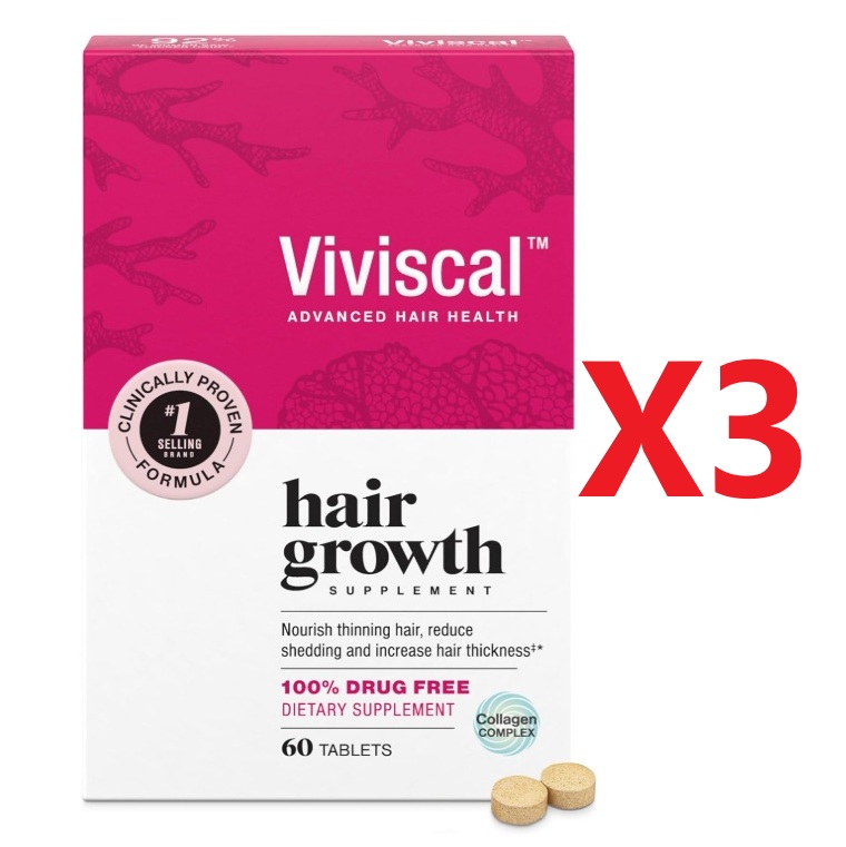 <b>비비스칼 여성</b> 우먼 모발 헤어 그로스 60정 3개
