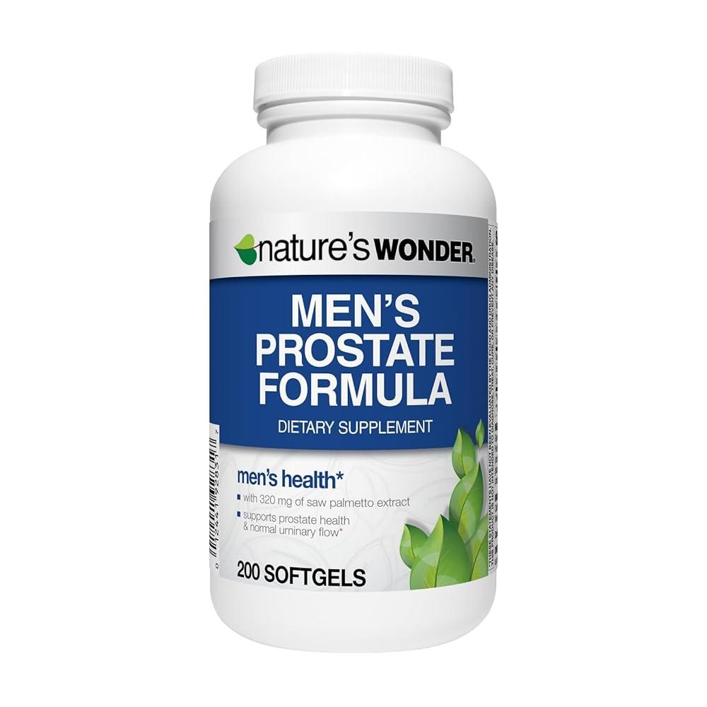네이처스 원더 남성용 전립선 포뮬라 200정 영양제 Nature’s Wonder