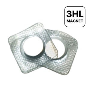 의류용 고주파 자석 PVC, 25x3mm 투명(2개)