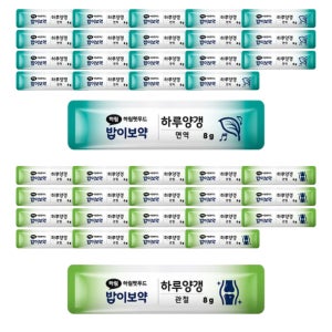 하림펫푸드 밥이보약 DOG 하루양갱 버라이어티팩 면역+관절, 8g, 40개