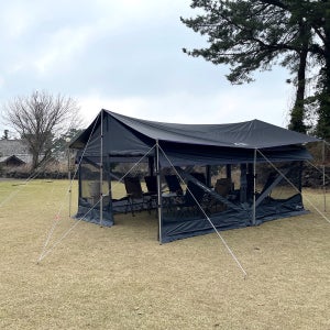 제드 마티렉타타프 스크린 세트 대형 블랙코팅 장박 풀세트 5.5x4.4m