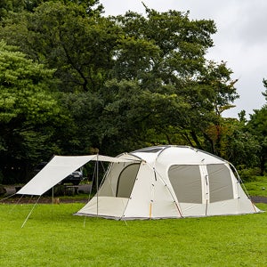 제드7-2 거실형 텐트 4~5인용 터널형 블랙아웃 풀그라운드 시트 포함