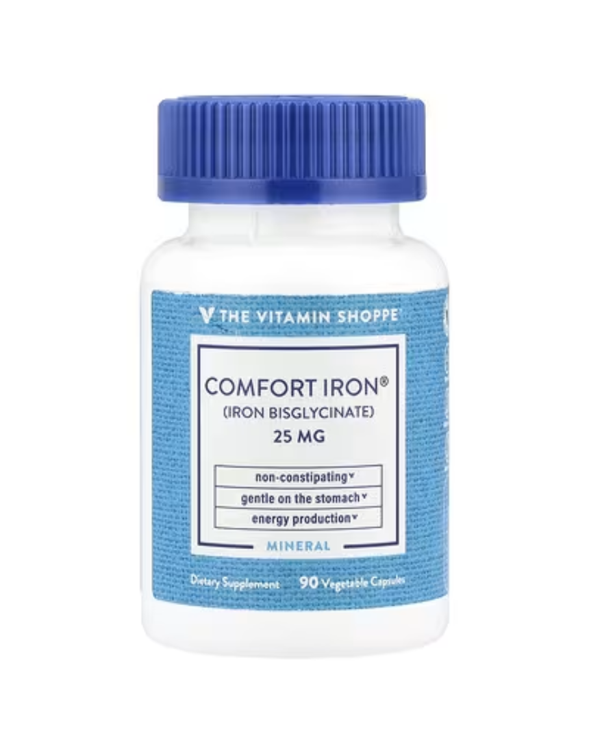 The Vitamin Shoppe Complete <b>Iron 25mg</b> 90 야채캡슐