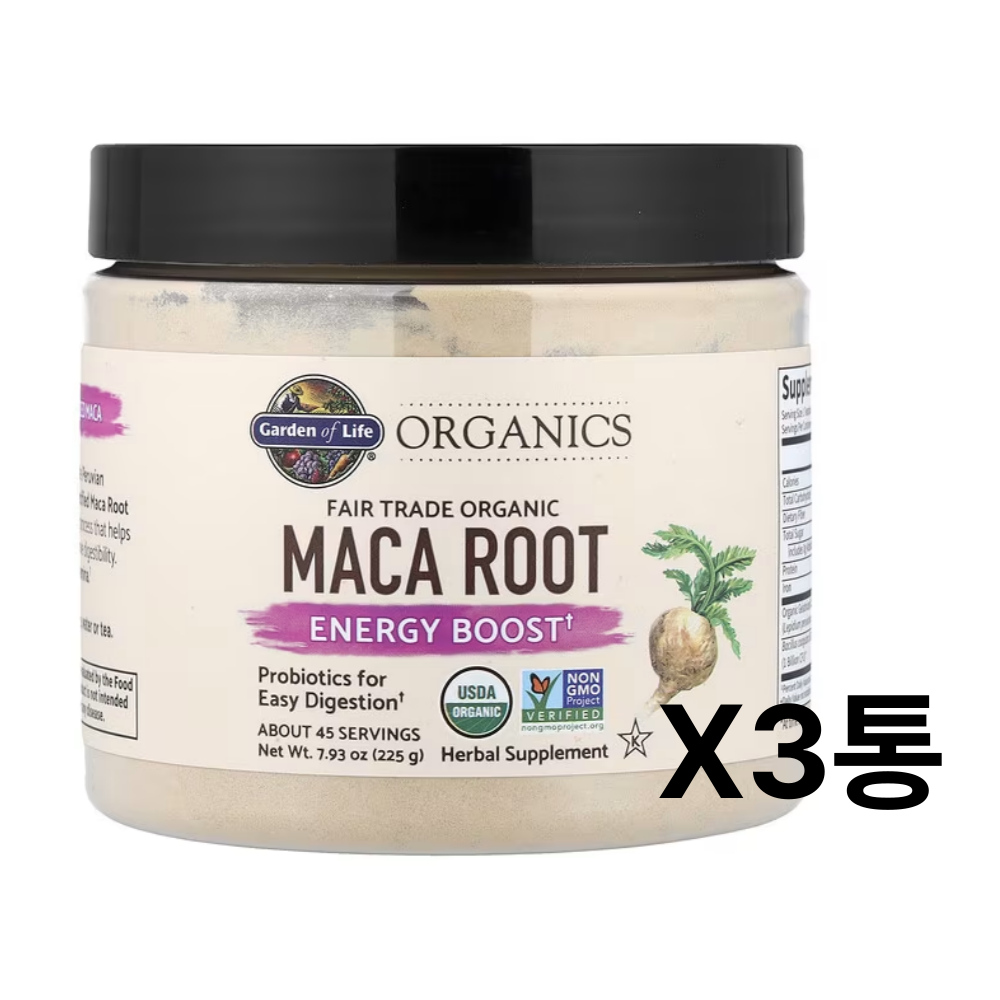 <b>가든오브라이프</b> 마이카인드 <b>마카</b> 루트 3통 세트