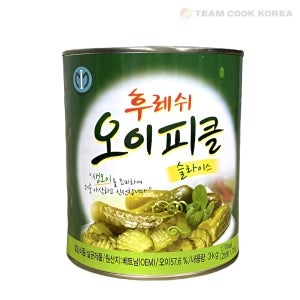 일미 후레쉬 오이피클 슬라이스 3KG 대용량 업소용