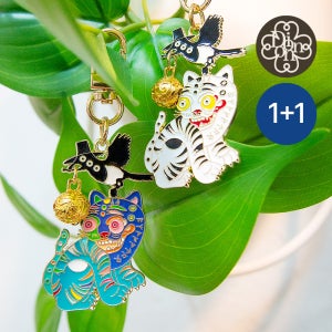 복을 부르는 전통 민화 호랑이 키링 1+1