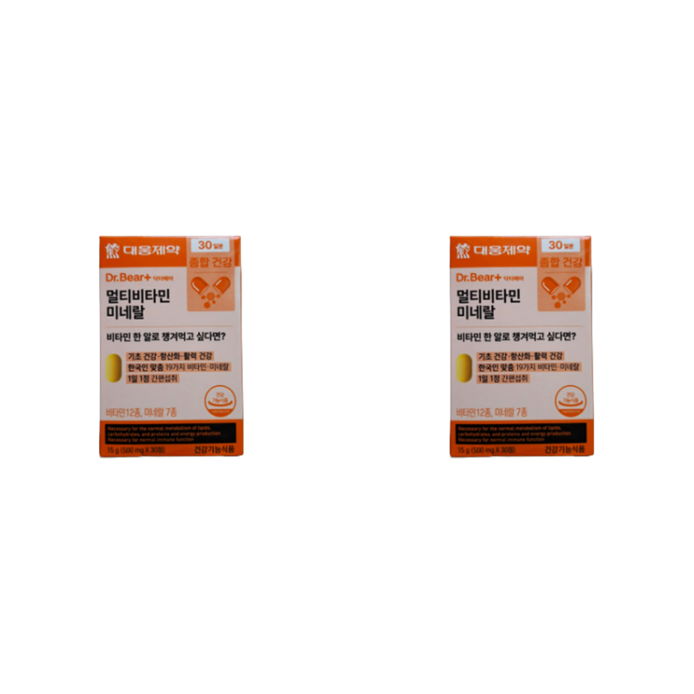 <b>대웅제약</b> 멀티비타민 <b>미네랄</b> 30정 2개