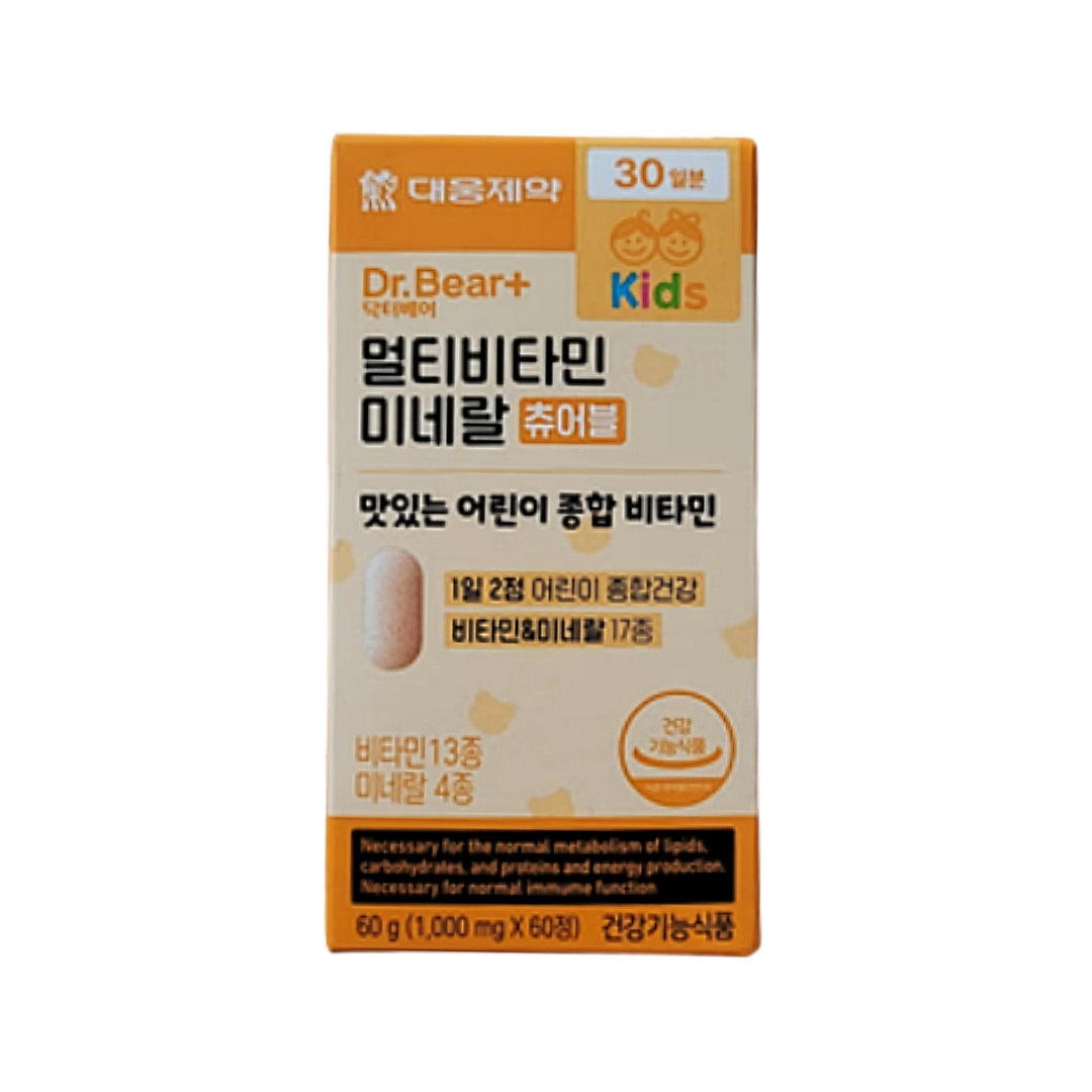 <b>대웅제약</b> 멀티비타민 <b>미네랄</b> 츄어블 60정