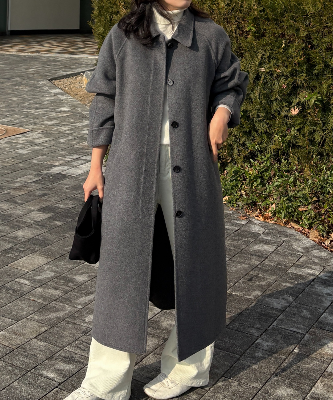 그레이 캐시 울 맥코트