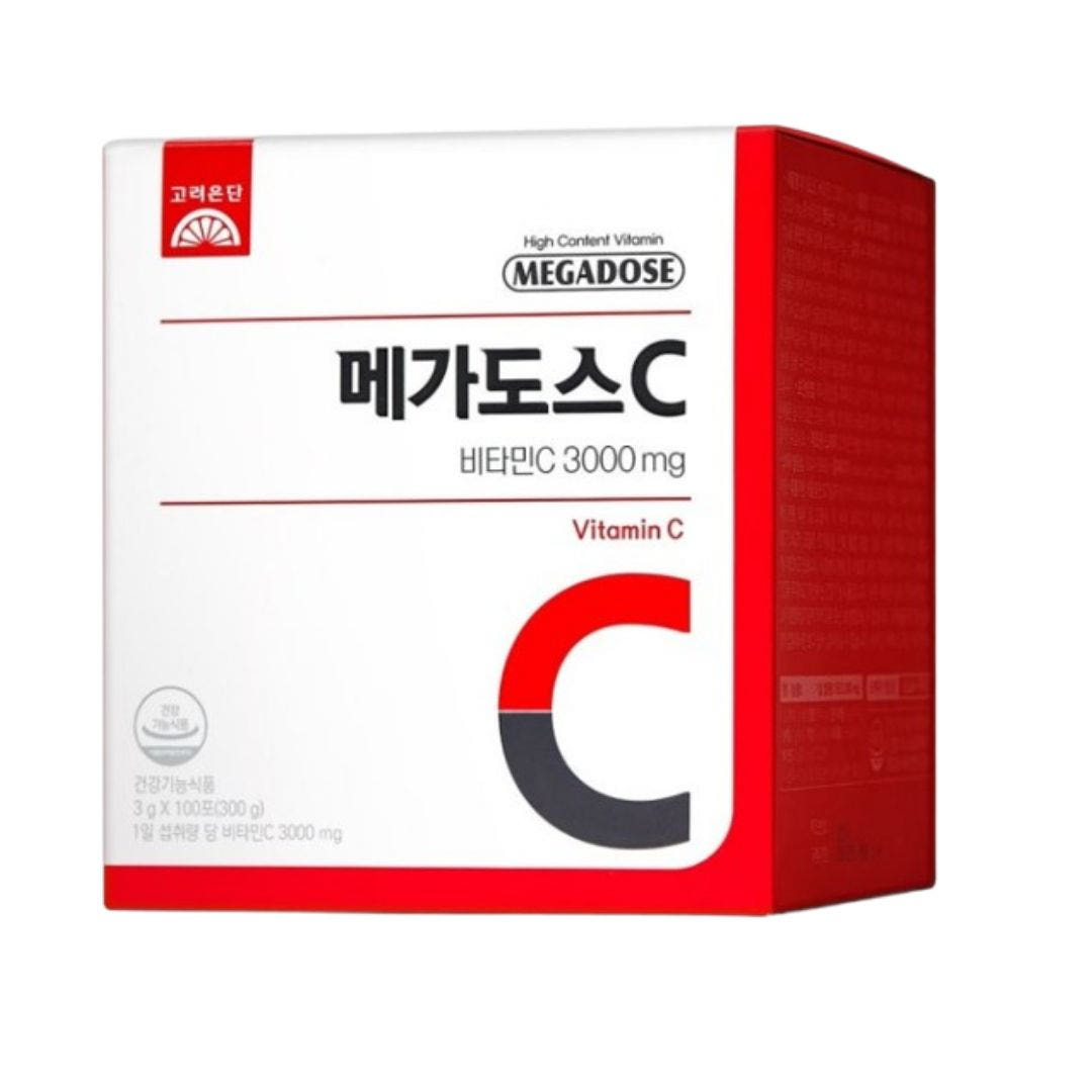 고려은단 메가도스C 비타민C 3000mg 3g x 100포, 2개