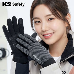 K2 세이프티 기모 방한장갑 여성 남성 등산장갑 코모드