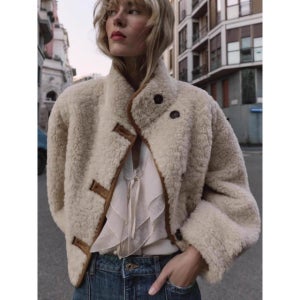 스웨이드 리버시블 더블 페이스드 점퍼 무스탕 6318 254