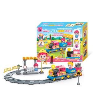 베베핀 사파리 아기 기차놀이 장난감 전동 기차 세트 크리스마스