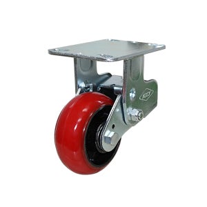 완충형 무소음 캐스터 15.2cm-4.8cm (6인치) 우레탄바퀴 완충바퀴