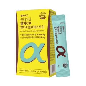 알파시디 알파시클로덱스트린 알파씨디 분말 원데이핏 14포, 4개