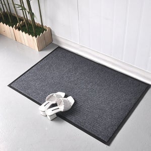 디오플러스 현관매트 그레이 120x150cm 출입구 물기 흡수 카페트현관매트