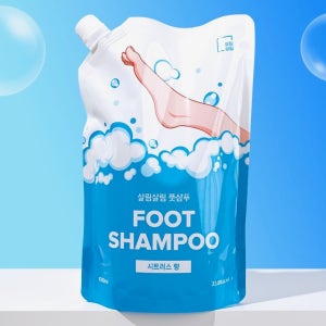 우루 시트러스 풋샴푸 발세정제 리필 1L 대용량 거품 풋워시 500ml 스프레이 공병 포함