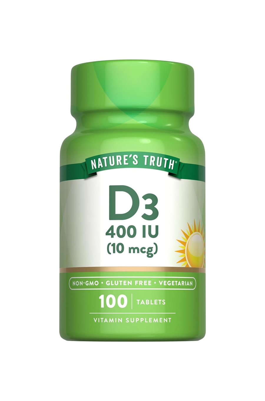 <b>네이처스 트루 비타민D</b>3 400IU 10mcg 100타블렛