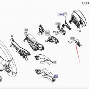 벤츠 W222 W223 차선이탈 어시스트 오류 핸들 진동 모터