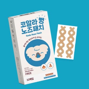 알잠 네이처 코알라뻥 굿나잇 노즈패치 코막힘 자극없는 가벼운 소재