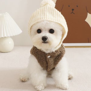 미오로 강아지 애견 후드 후리스